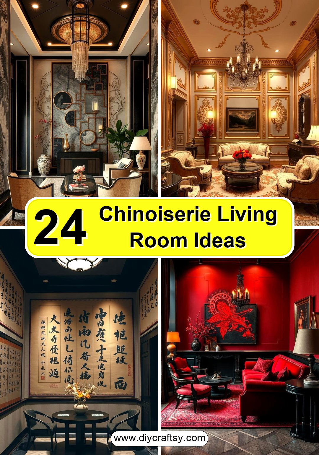 Chinoiserie Living Room Ideas