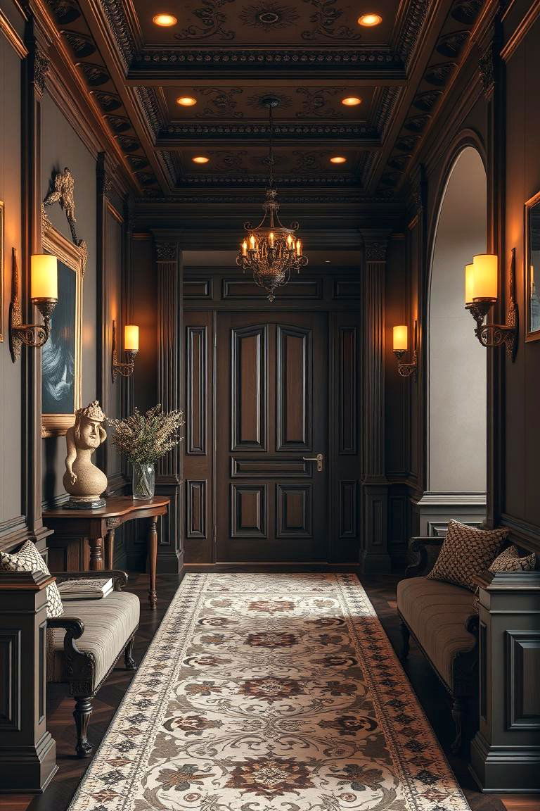 Chocolate Brown with Ornate Trim - 24 Chocolate Brown House Exterior Design Ideas