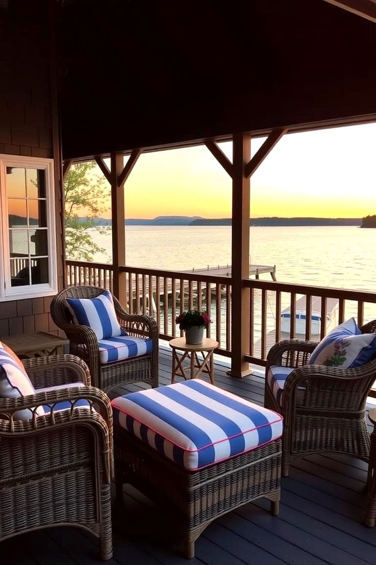 Choose Durable and Comfortable Furniture - 24 Lake House Decorating Ideas