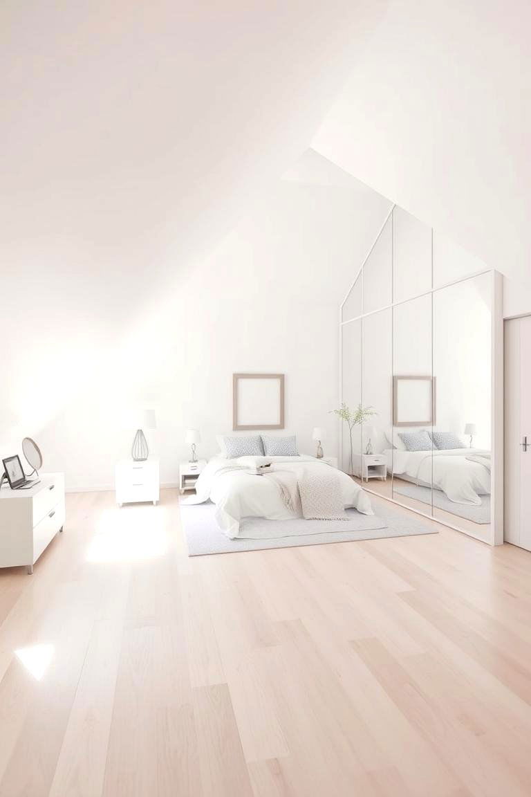 Choose Light Reflective Materials - 24 Attic Bedroom Ideas