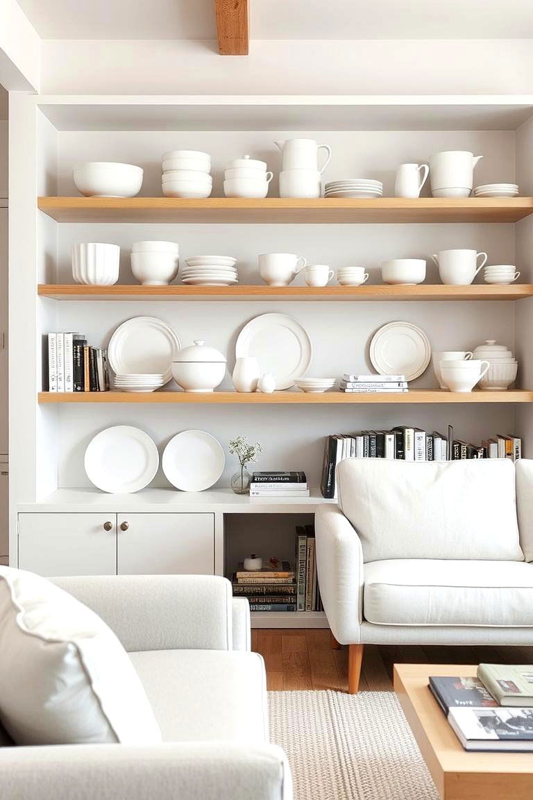 Choose Multi functional Furniture - 24 Japandi Living Room Ideas