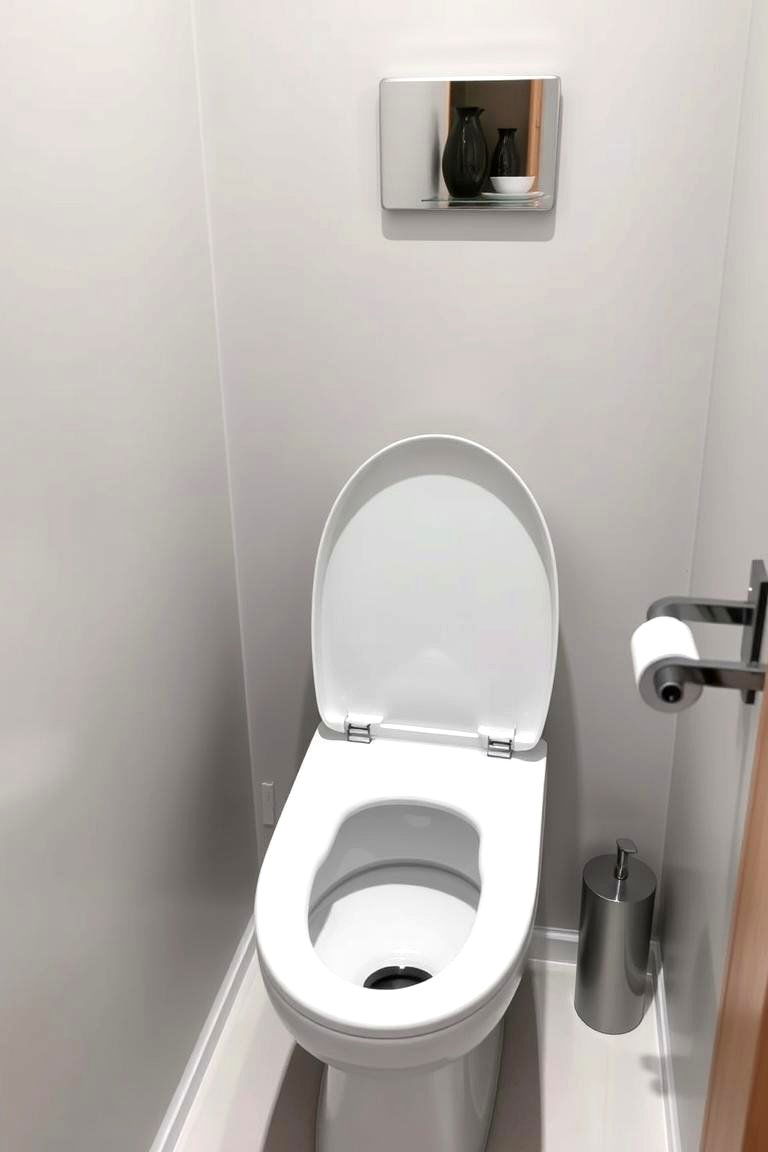 Choose a Compact Toilet - 24 Small Master Bathroom Ideas