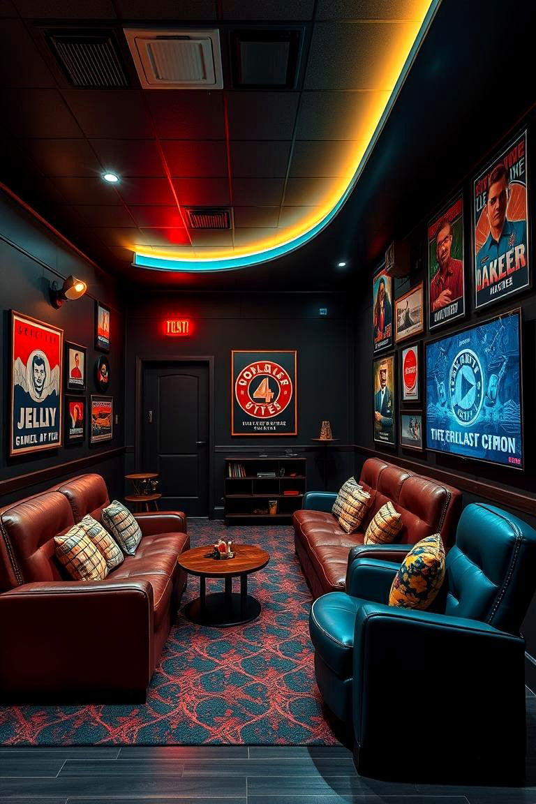 Cinema Decor Theme - 24 Media Room Ideas