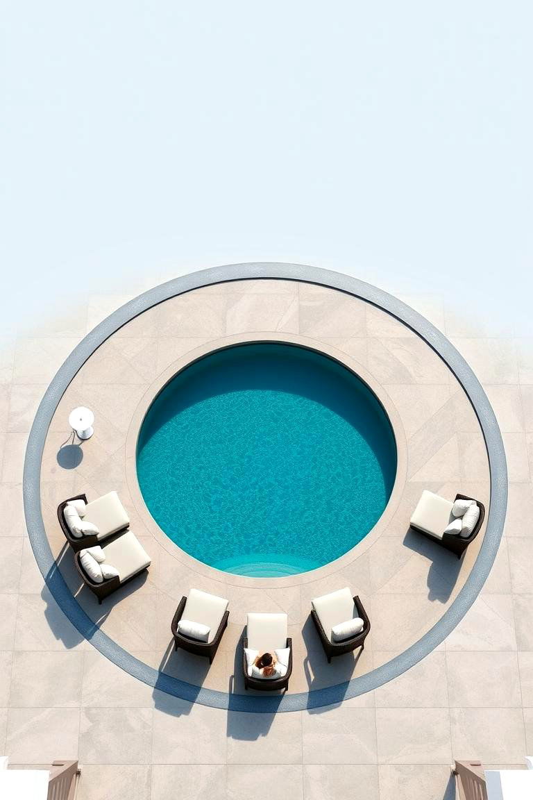 Circular Deck Design - 24 Above-ground Pool With Deck Ideas