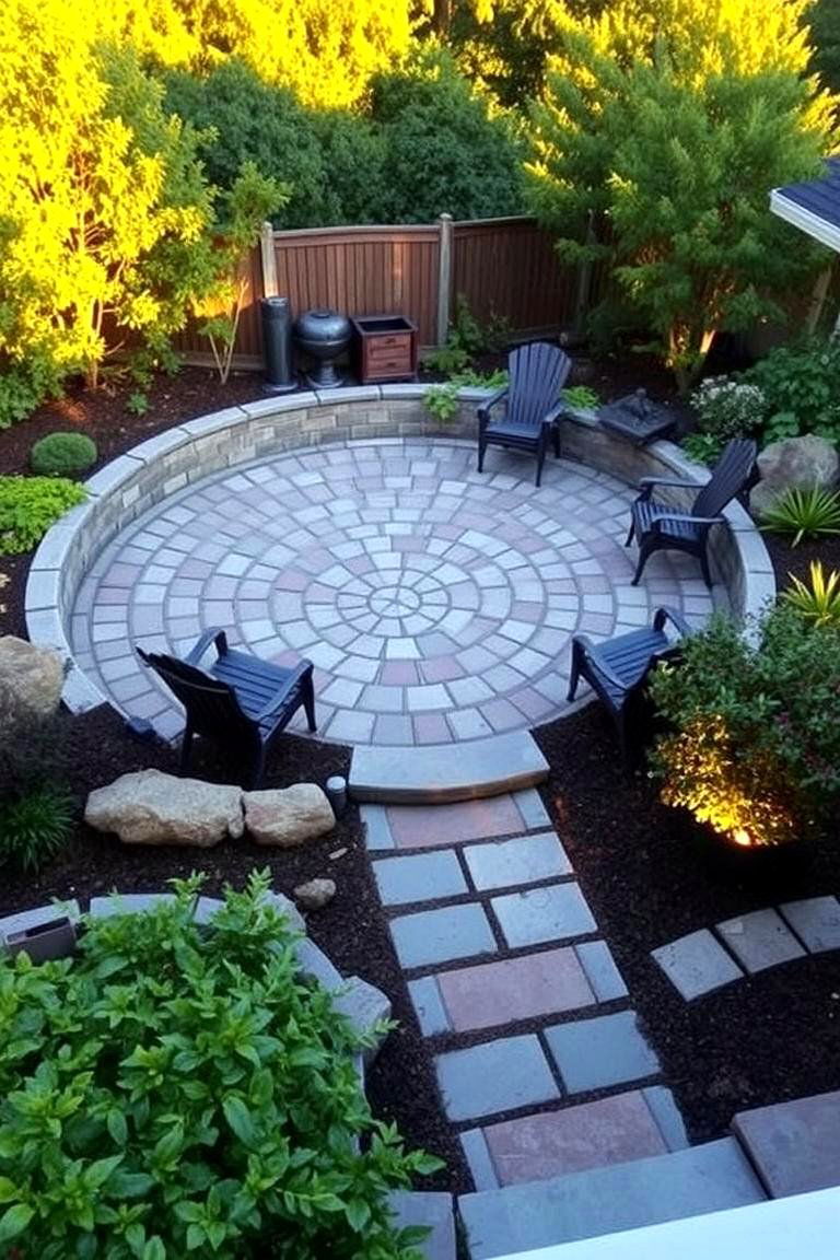 Circular Flagstone Patio - 24 Flagstone Patio Ideas
