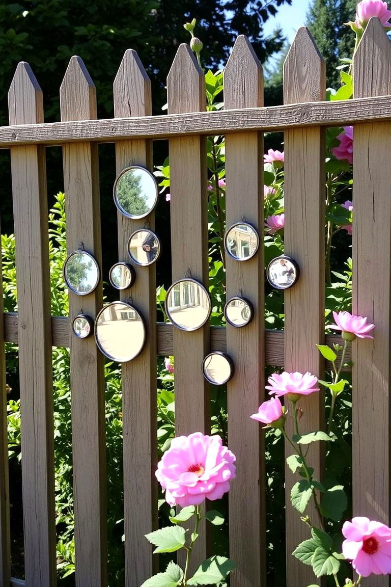 Circular Mirror - 24 Garden Mirror Ideas