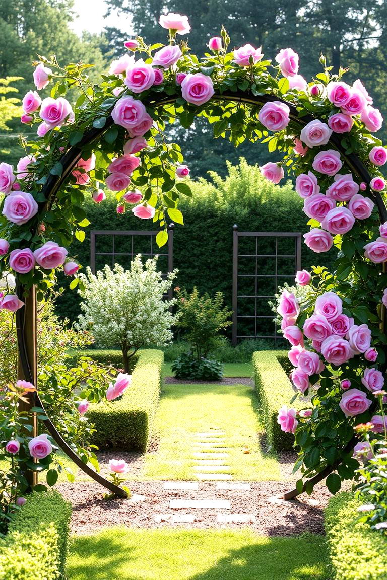 Circular Trellis - 24 Garden Trellis Ideas