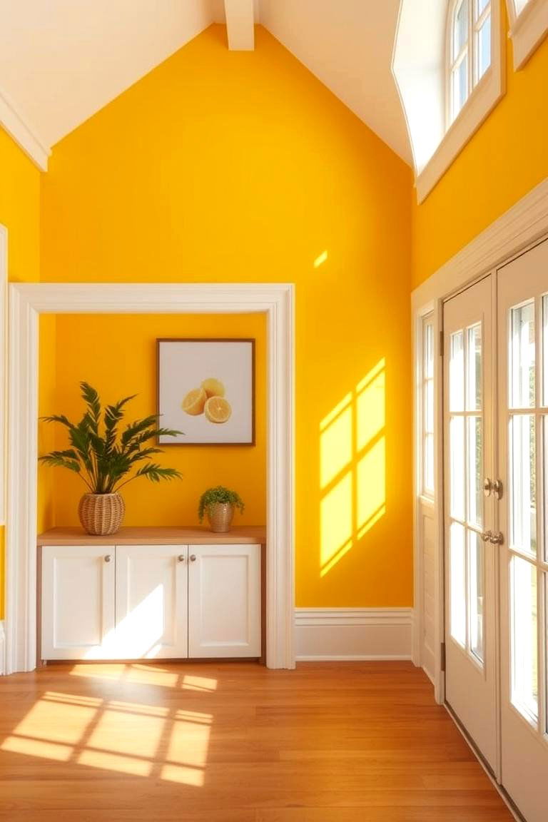 Citrus Burst - 24 Orange Accent Wall Ideas