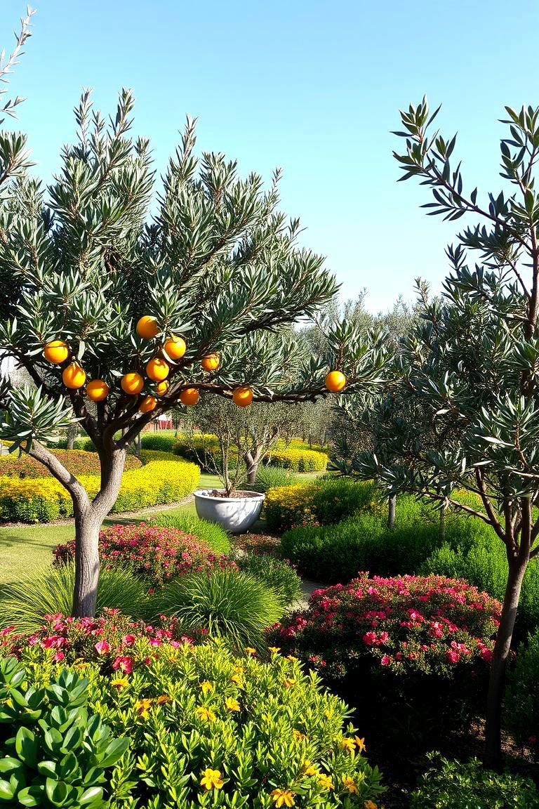 Citrus and Olive Fusion Garden - 24 Greek Garden Ideas