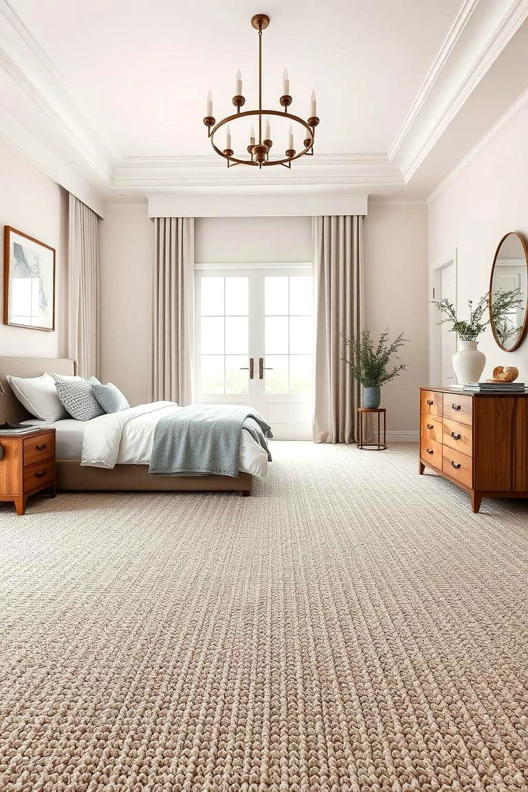 Classic Berber Carpet - 24 Bedroom Carpet Ideas