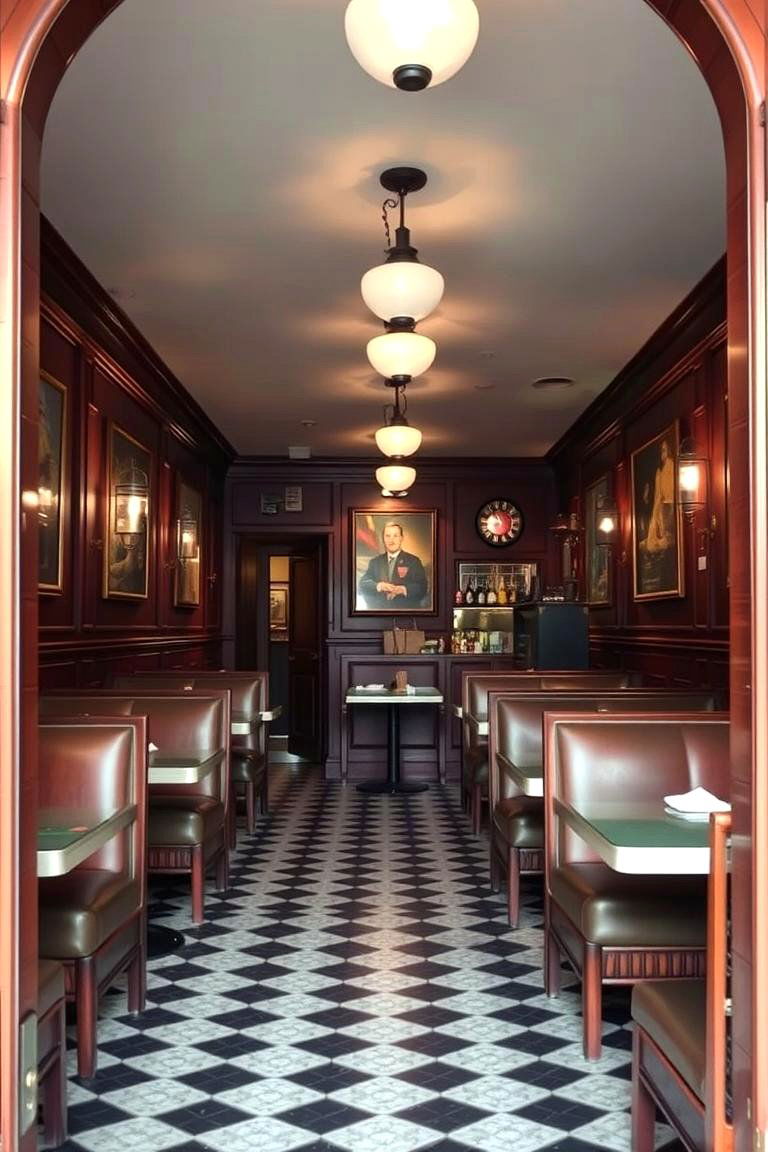 Classic Bistro Charm - 24 Restaurant Interior Design Ideas