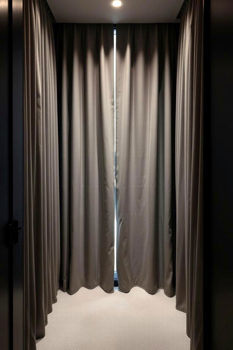 Classic Blackout Options - 24 closet curtain ideas