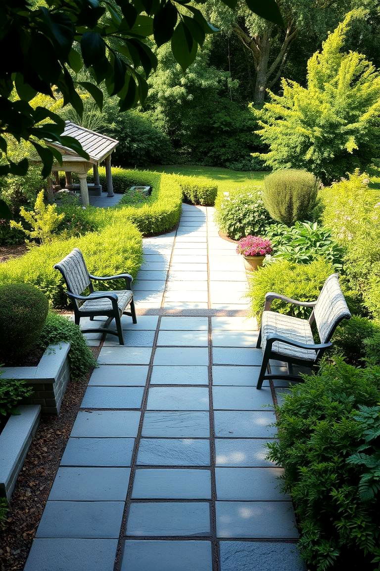Classic Bluestone Patio with Natural Ambiance - 24 Bluestone Patio Ideas