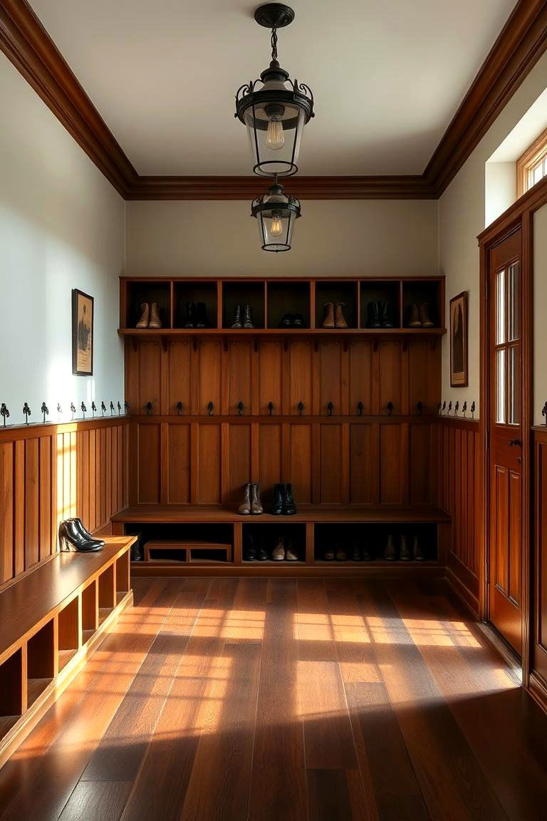 Classic Boot Room Design - 24 Boot Room Ideas