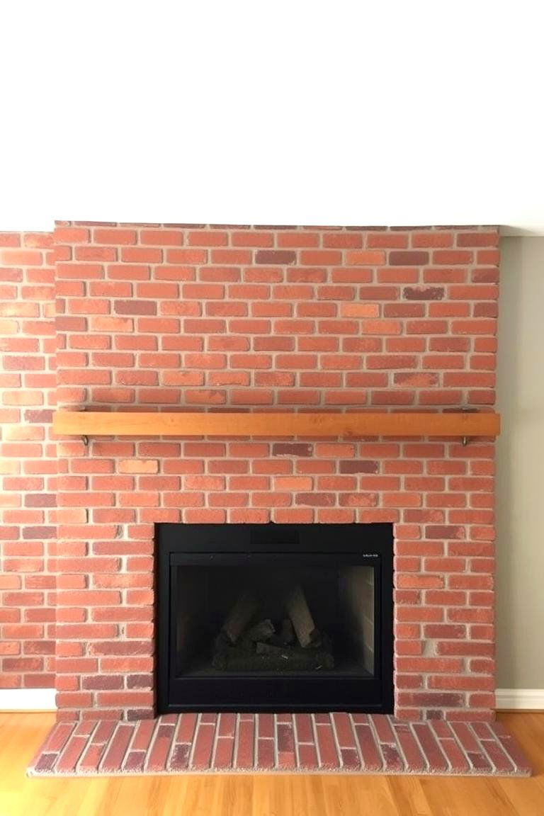 Classic Brick Feature Wall - 24 Fireplace Accent Wall Ideas