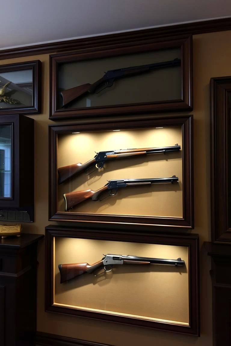 Classic Collector Display - 24 Gun Wall Ideas