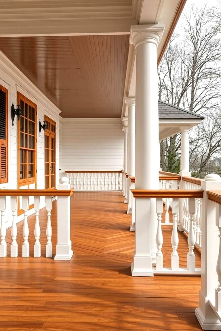 Classic Colonial Deck - 24 Large Deck Ideas
