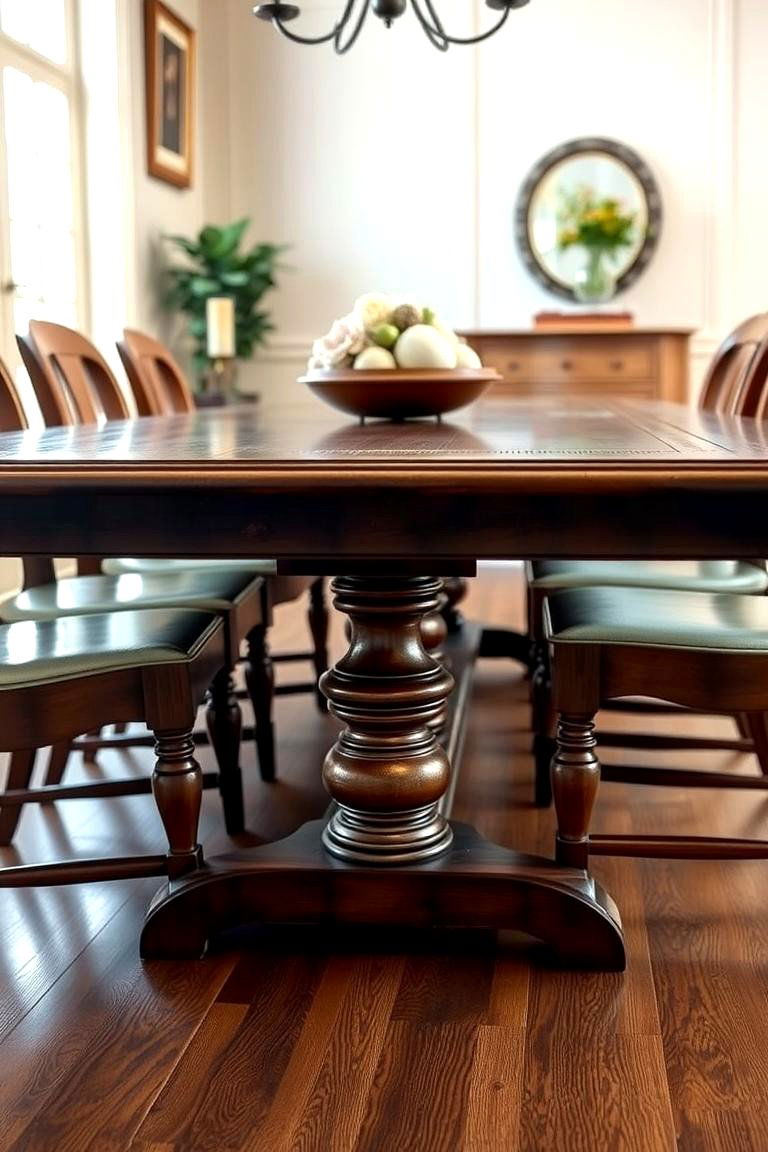 Classic Colonial Dining Table Designs - 24 Colonial Dining Room Ideas