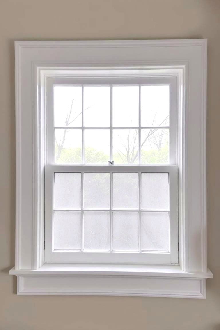 Classic Colonial Trim - 24 Farmhouse Interior Window Trim Ideas