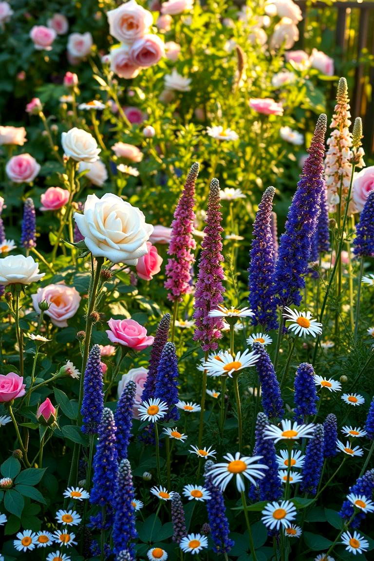 Classic Cottage Garden Charm - 24 Perennial Flower Bed Ideas