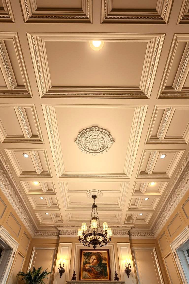 Classic Crown Molding Charm - 24 Ceiling Trim Ideas