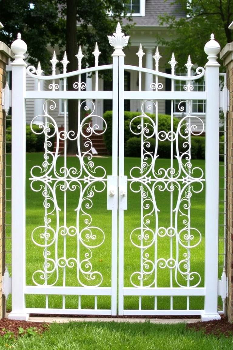 Classic Double Gate - 24 Front Gate Ideas