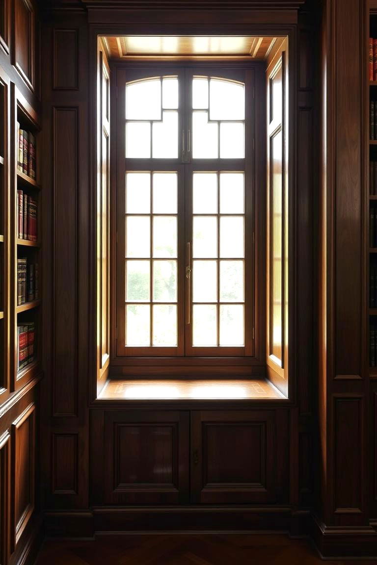 Classic Elegance - 24 Bookcases Around Window Design Ideas
