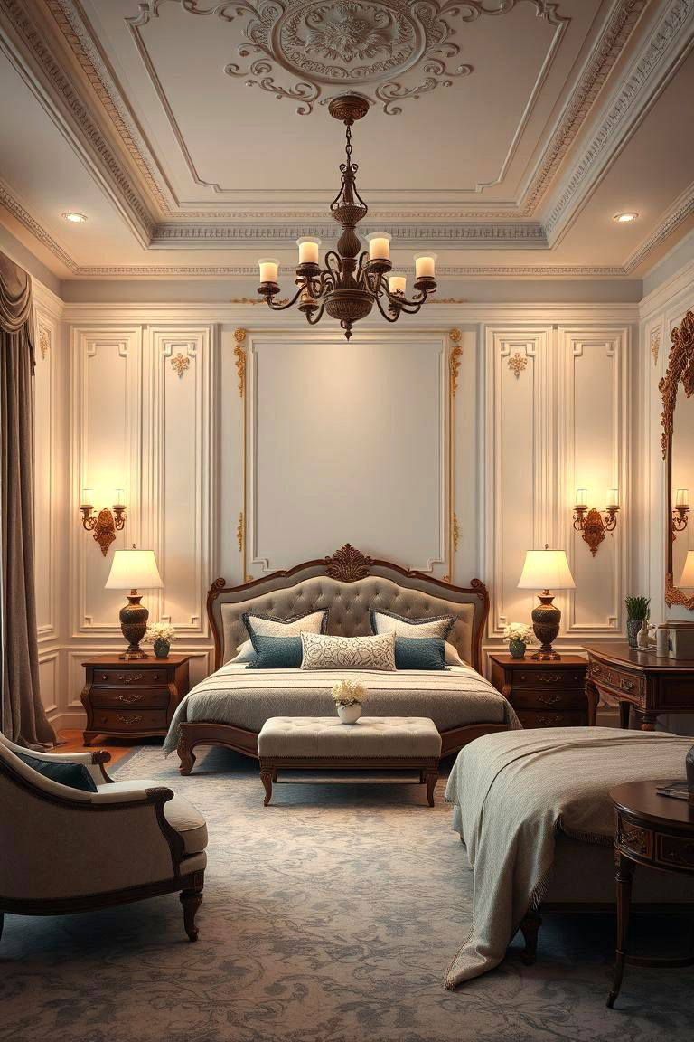 Classic Elegance Ambiance - 24 Bedroom Decor Ideas