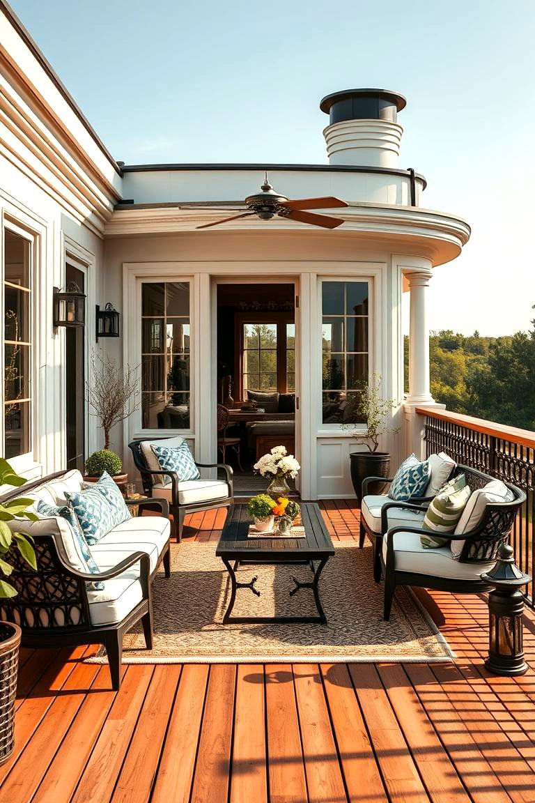 Classic Elegance Outdoors - 24 Deck Decorating Ideas