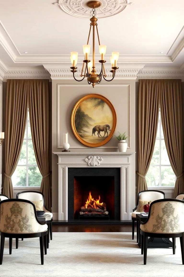 Classic Elegance with a Twist - 24 Dining Room With Fireplace Ideas