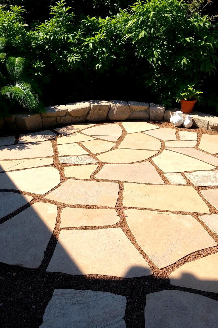Classic Flagstone Patio - 24 Stone Patio Ideas