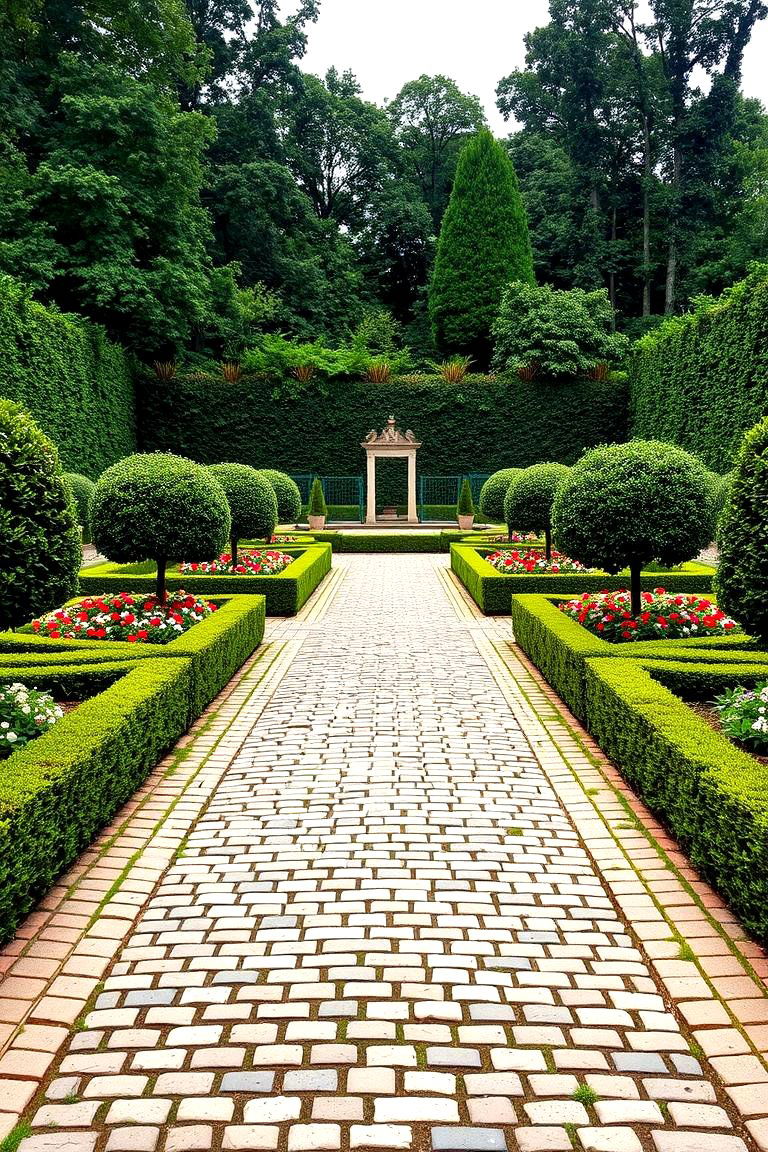 Classic Geometric Garden - 24 Formal Garden Ideas