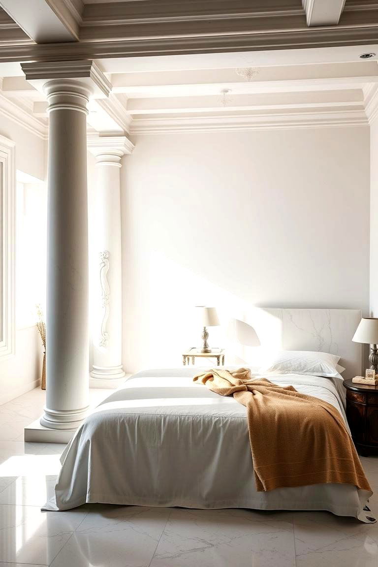 Classic Greek Elegance - 24 Greek Bedroom Design Ideas