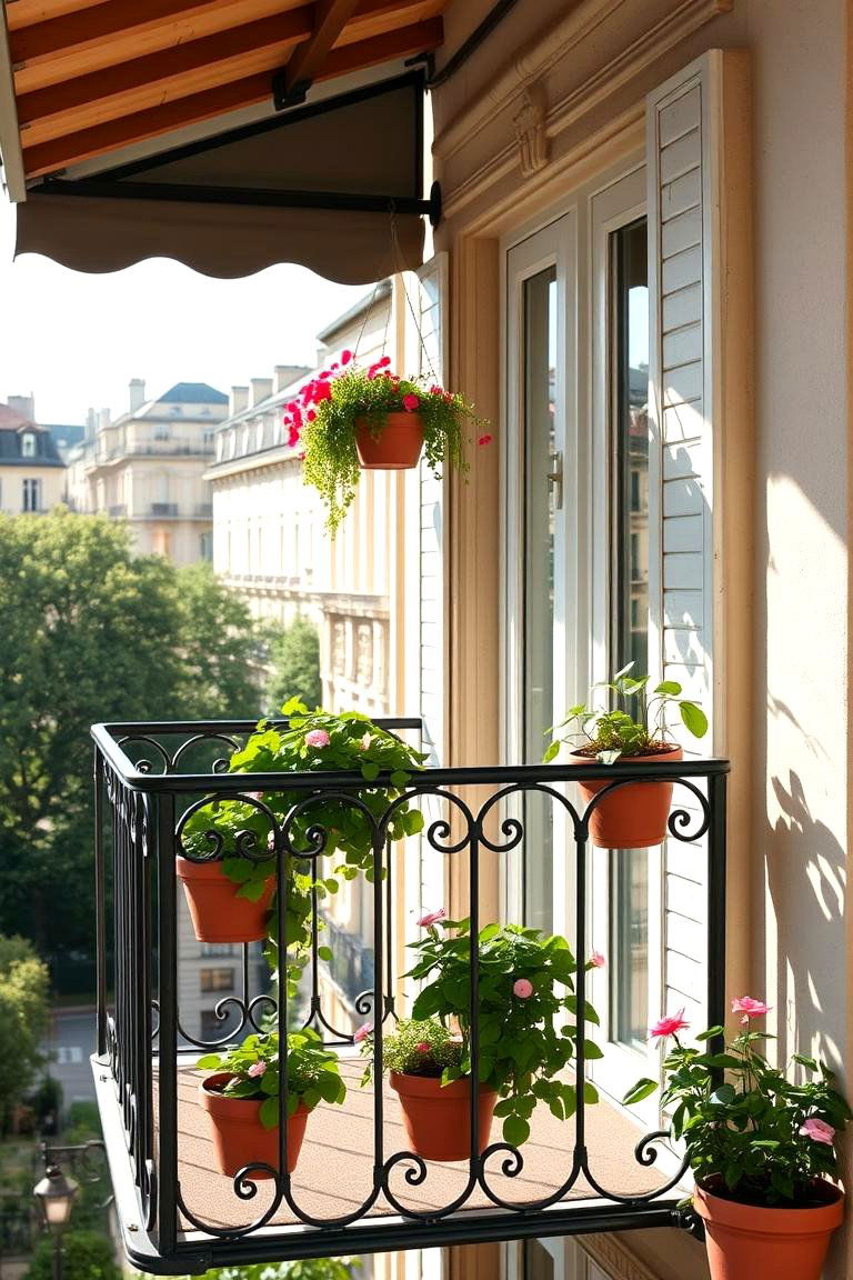 Classic Iron Railing Charm - 24 French Balcony Ideas