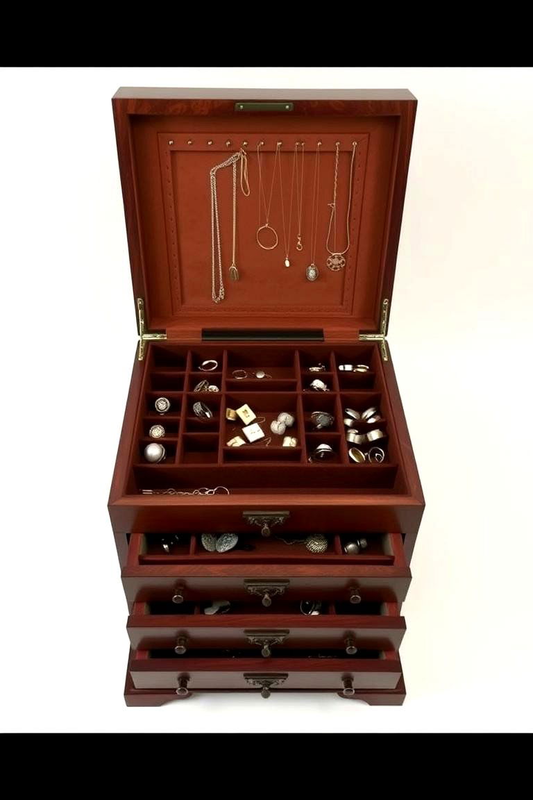 Classic Jewelry Box - 24 Jewelry Storage Ideas