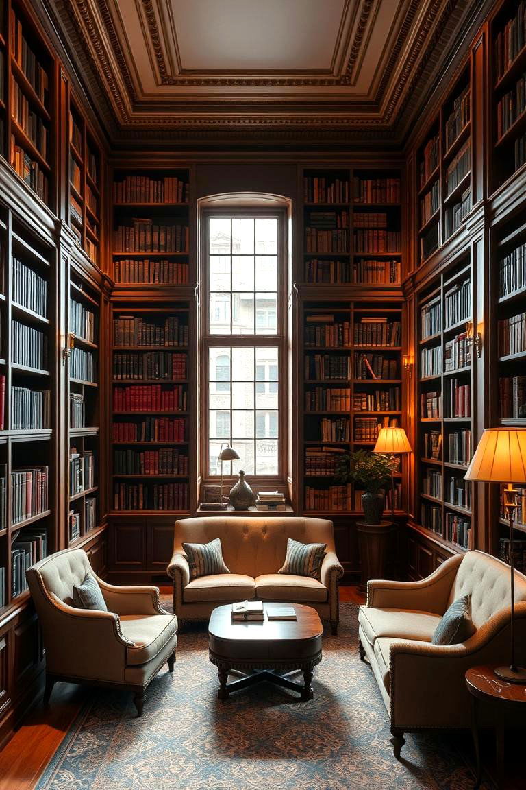 Classic Library or Home Library - 24 Room Decorating Ideas