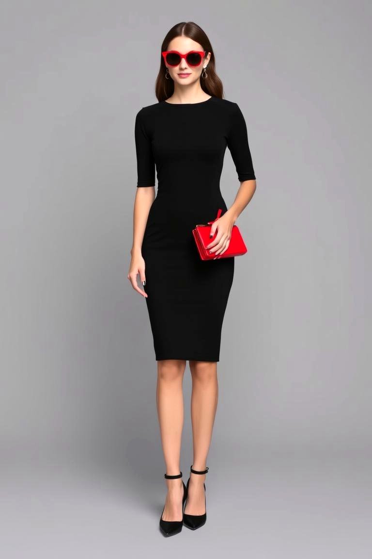 Classic Little Black Dress - 24 Guest Wedding Outfit Ideas