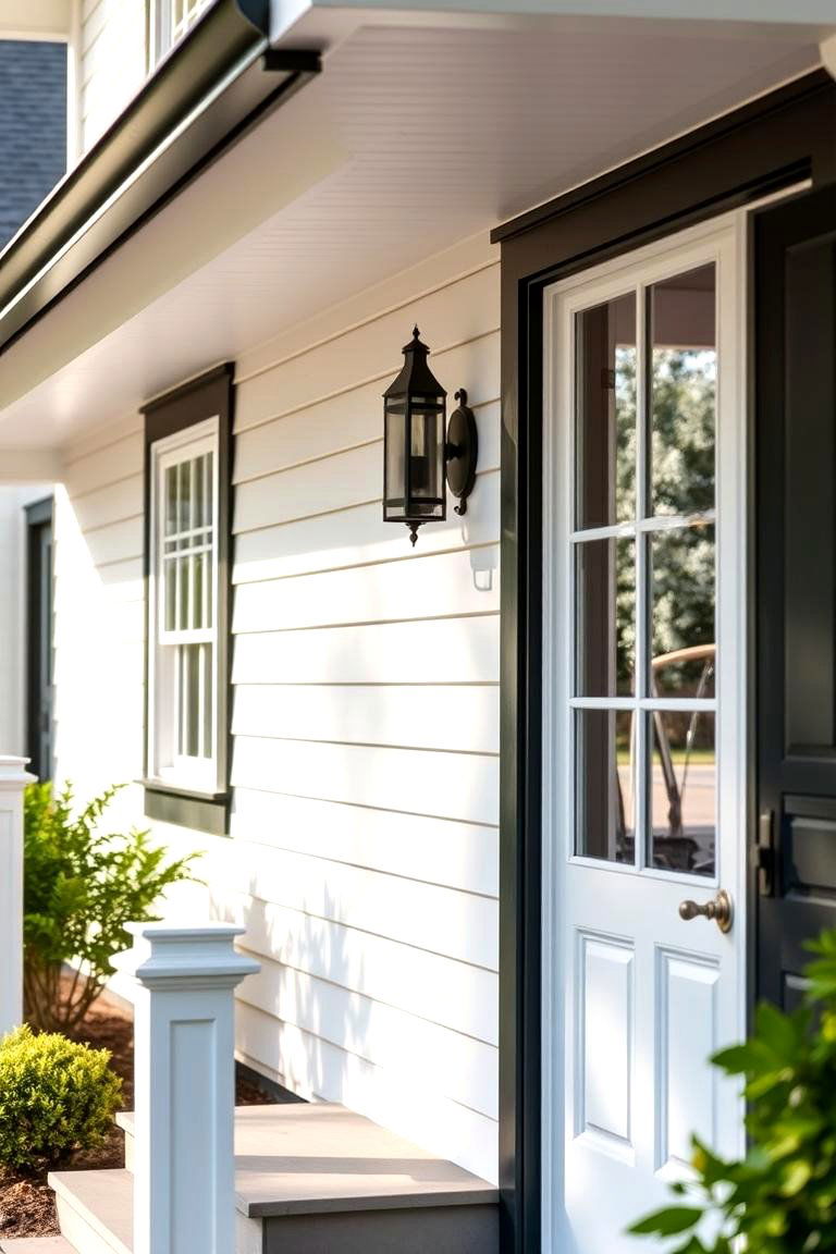 Classic Monochrome Elegance - 24 Black and White House Exterior Ideas