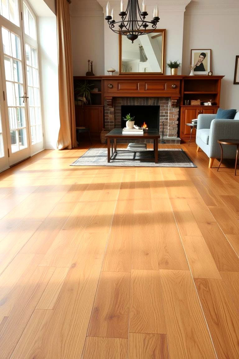 Classic Natural Oak - 24 Wood Floor Colors