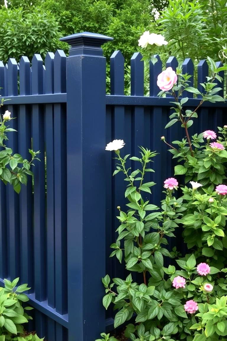 Classic Navy for Timeless Elegance - 24 Fence Paint Colours
