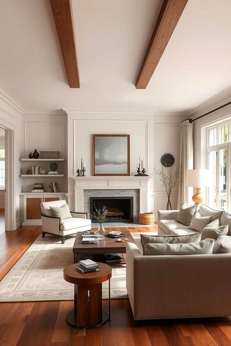 Classic Neutral Elegance - 24 Ralph Lauren Living Room Ideas