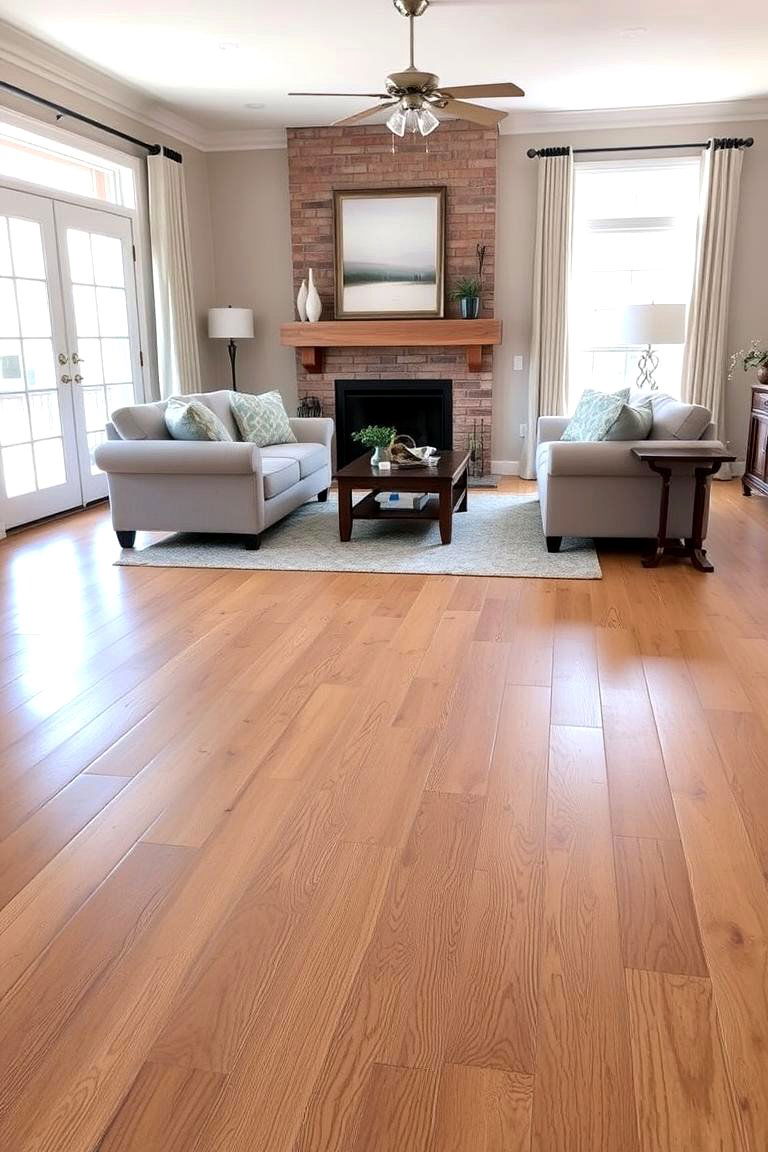 Classic Oak Hardwood - 24 Wood Floor Ideas