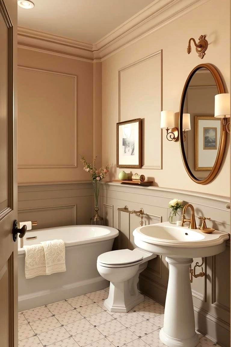 Classic Olive Elegance - 24 Olive Green Bathroom Ideas