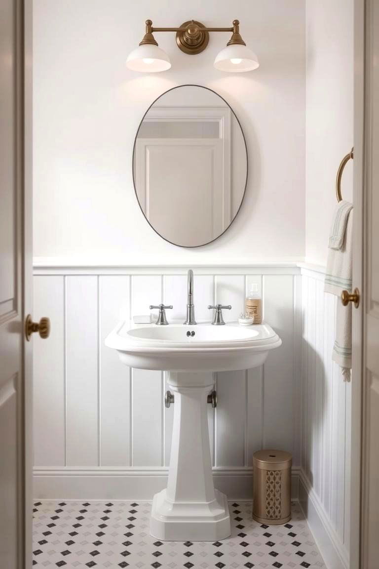 Classic Pedestal Sinks Simplicity and Style - 24 Victorian Bathroom Ideas