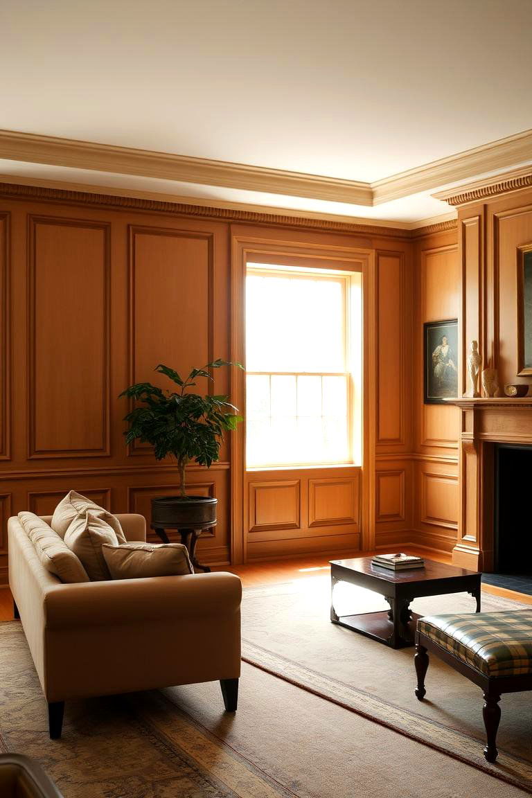 Classic Raised Panel Wainscoting - 24 Living Room Wainscoting Ideas