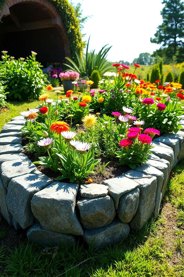 Classic Stone Edging - 24 Garden Edging Ideas