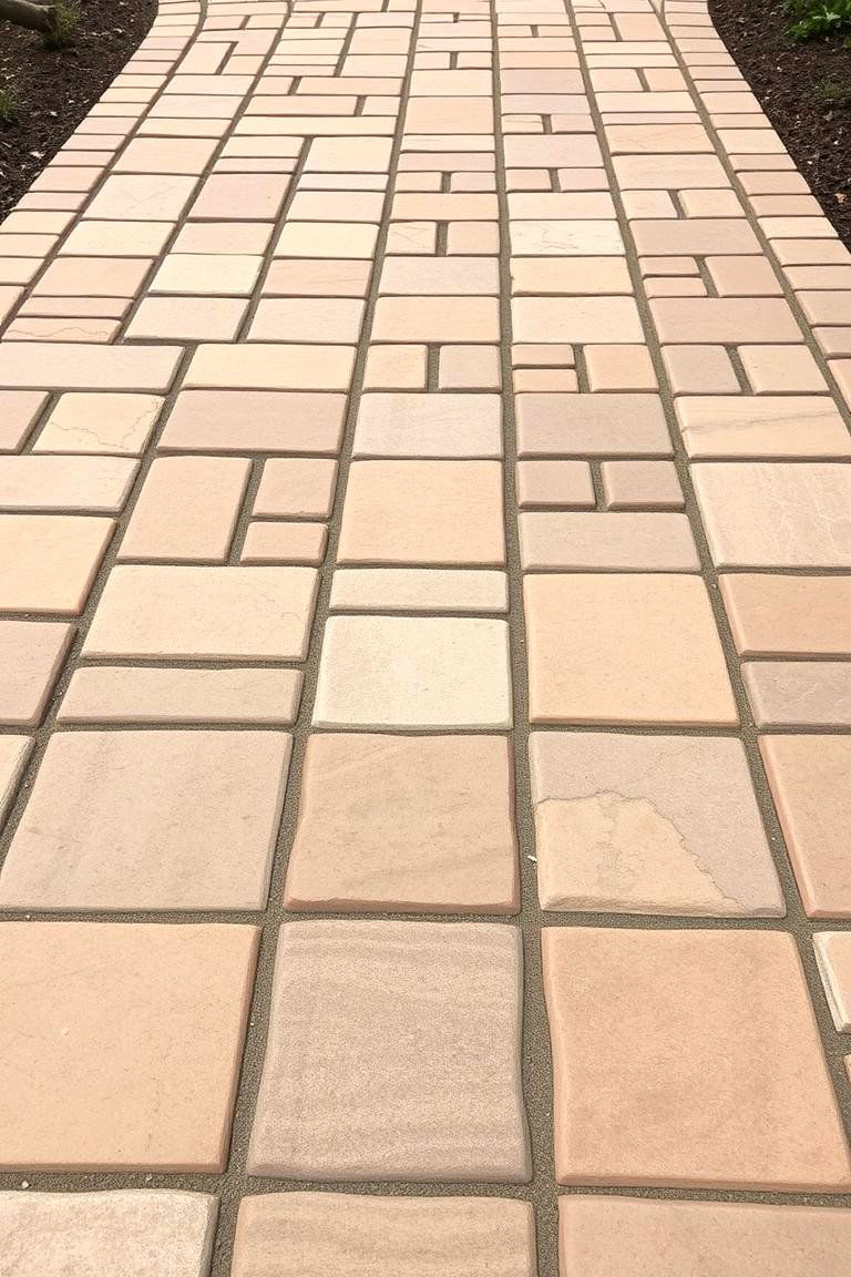 Classic Stone Paver Walkways - 24 Stone Exterior Home Ideas