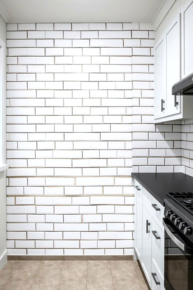 Classic Subway Tile Style - 24 Kitchen Wallpaper Ideas