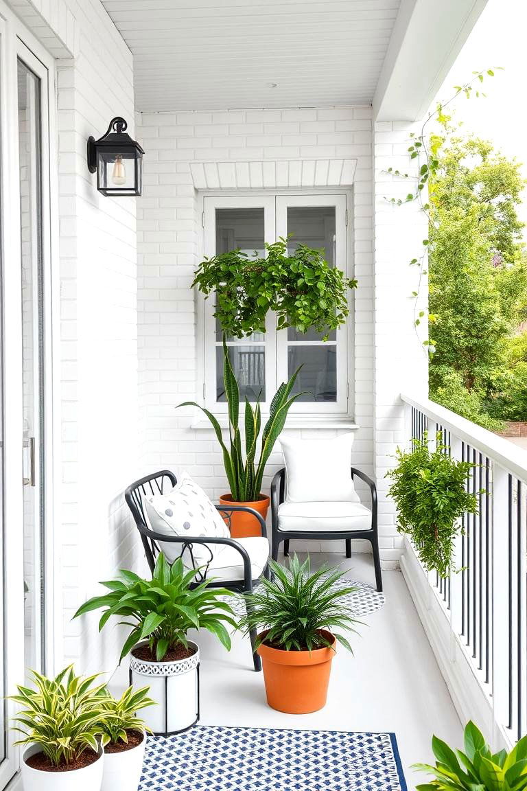 Classic Subway Tiles - 24 Balcony Tiles Ideas