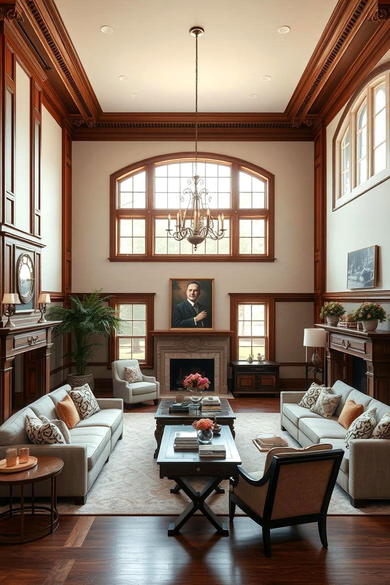 Classic Sunken Living Room - 24 Sunken Living Room Ideas